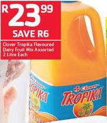 Clover Tropika Flavoured Dairy Fruit MIx-2Ltr