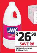 Jik Bleach Assorted-1.5Ltr