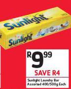 Sunlight Laundry Bar Assorted-400/500g Each