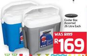 26Ltr Cooler Box Assorted-Each