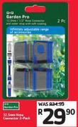 PnP Garden Pro 12.5mm Hose Connectors 2 Pack