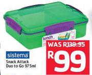 Sistema Snack Attack Duo To Go-975ml