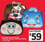 Snack Pots Lunch Bag-Each