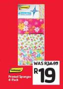 Printed Sponges 4-Pack