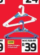 Addis Unisex Hangers 5-Pack-Each