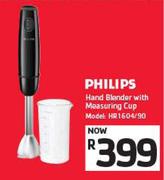 Philips Hand Blender With Measuring Cup HR1604/90