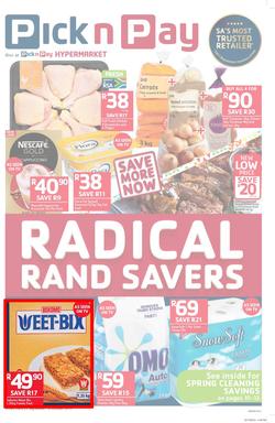 Pick n Pay KZN : Radical Rand Savers (25 Sep - 08 Oct 2017), page 1
