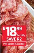 PnP Salami Assorted-Per 100g