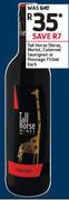 Tall Horse Shiraz, Merlot, Cabernet Sauvignon Or Pinotage-750ml Each