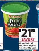 Clover Fruits Of The Forest Yoghurt Assorted-1Kg Each