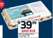 PnP Free Range Extra Large Eggs-18s