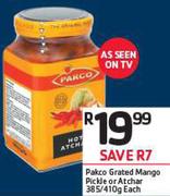 Pakco Grated Mango Pickle Or Atchar-385/410g Each