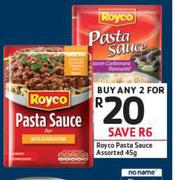 Royco Pasta Sauce Assorted-2 x 45g