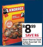 Knorr Knorrox Stock Cubes Assorted-12s Per Pack