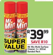 Mr Min Multi Surface Cleaner Banded Pack-2 x 300ml