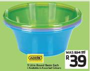 Addis Round Basin-9Ltr Each