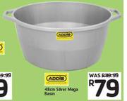 Addis Silver Mega Basin-48cm