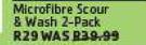 Microfibre Scour & Wash 2 Pack
