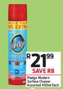 Pledge Modern Surface Cleaner Assorted-400ml Each