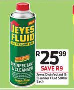 Jeyes Disinfectant & Cleaner Fluid-500ml