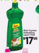 Plush Supreme Dishwashing Liquid-750ml