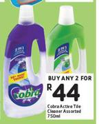 Cobra Active Tile Cleaner Assorted-2 x 750ml