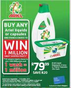 Ariel Liquid Detergent-3Ltr Or Powder Capsules-30s Each