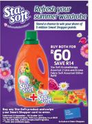 Sta Soft Aromatherpy Assorted-2Ltr & Aroma Fabric Soft Refill Assorted-500ml Both For