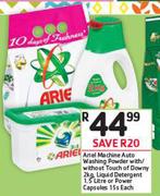 Ariel Machine Auto Washing Powder With/Without Touch Of Downy-2Kg,Liquid Detergent-1.5Ltr Each