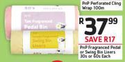 PnP Fragranced Pedal Or Swing Bin Liners-30s Or 60s Each