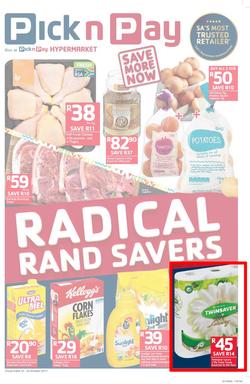 Pick n Pay KZN : Radical Rand Savers (10 Oct - 22 Oct 2017), page 1