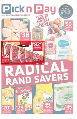 Pick n Pay KZN : Radical Rand Savers (10 Oct - 22 Oct 2017), page 1
