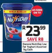 Danone Nutriday Low Fat Yoghurt Assorted-1Kg