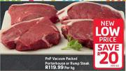 PnP Vacuum Packed Porterhouse Or Rump Steak-Per Kg