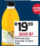 PnP Fruit Juice Assorted-1.5Ltr