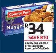 Country Fair Chicken Breast Nuggets Assorted-400g Each