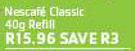 Nescafe Classic Refill-40g