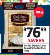 Golden Delight Long Grain parboiled Rice-10Kg