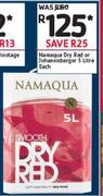 Namaqua Dry Red Or Johannisberger-5Ltr Each
