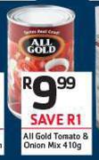 All Gold Tomato & Onion Mix-410g