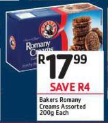 Bakers Romany Creams Assorted-200g Each