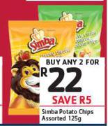 Simba Potato Chips Assorted-2 x 125g