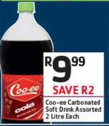 Coo-ee Carbonated Soft Drink Assorted-2Ltr Each
