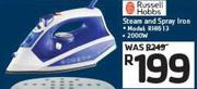 Russell Hobbs 2000W Steam & Spray Iron RHI613