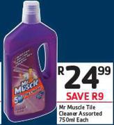 Mr Muscle Tile Cleaner-750ml Each