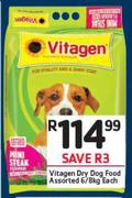 Vitagen Dry Dog Food-6/8Kg Each