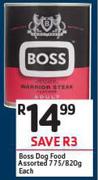 Boss Dog Food Assorted-775/820g Each