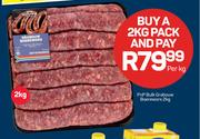 PnP Bulk Grabouw Boerewors-2kg