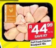 PnP Fresh Chicken Braaipack-16's Per kg