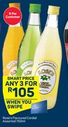 Rose's Flavoured Cordial Assorted-For 3 x 750ml